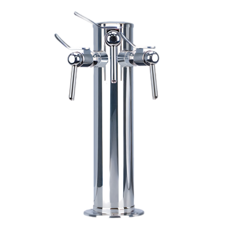 Product image #1 for Countertop Air-Cooled Single-Column Wine Font with 3 Side-Pull Faucets