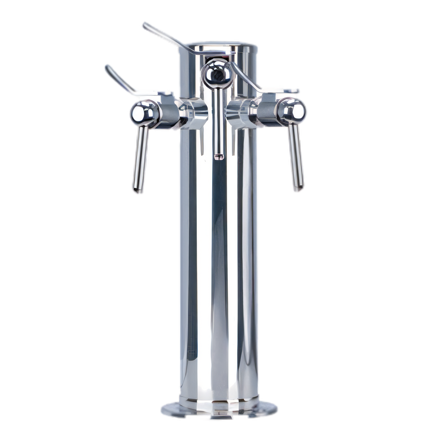 Product image #1 for Countertop Air-Cooled Single-Column Wine Font with 3 Side-Pull Faucets