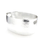 Thumbnail image #1 for American Metalcraft ATHS10 Oval Hammered Aluminum Beverage Tub, 10-Quart, Silver Case of 2