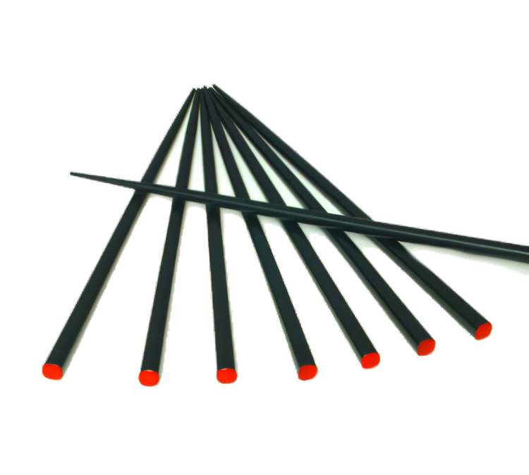Product image #1 for Japanese-Style Black Chopsticks with Red Lacquer End, 9-3/4 Inch