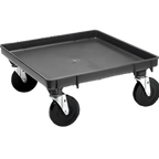 Thumbnail image #1 for Vollrath Rack-Master 1697-06 Dish & Glass Rack Dolly Base, 21 x 21 Inch, 350 lb. Capacity, 5-Inch Casters, No Handle