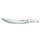 Thumbnail image #1 for Dexter Russell Basics 31621 10-Inch Cimeter Steak Knife with High-Carbon Stainless Steel Blade and White Polypropylene Handle Case of 12