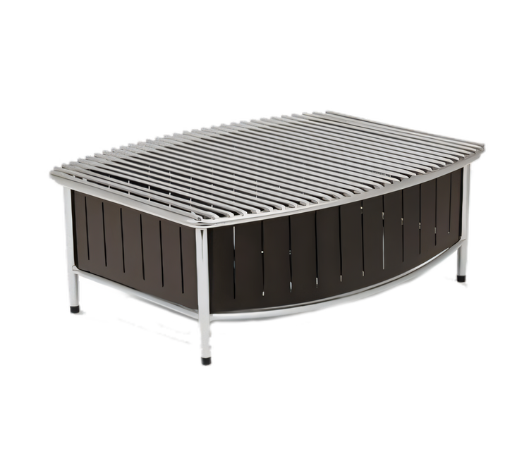 Product image #1 for Vollrath Large Contoured Buffet Station with Wire Grill, Black, 21 x 16 x 7.5 Inches