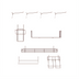 Thumbnail image #1 for Metro SmartWall Accessory Kit for Pizza Prep, Metroseal Gray Finish