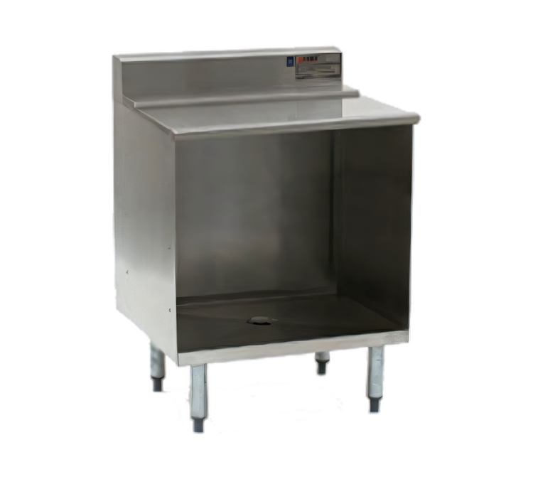 Product image #1 for Eagle 2200 Series Recessed Worktop Underbar Glass Rack Storage Unit with Open Front Cabinet Base, 12 x 24 Inches