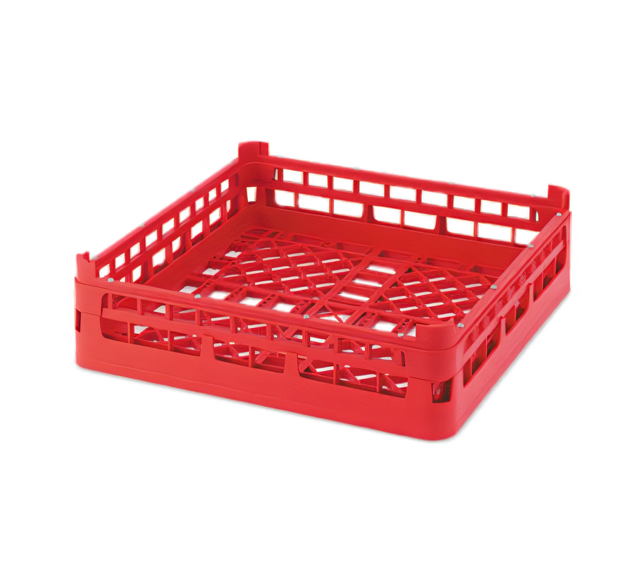 Product image #1 for Signature Full-Size X-Tall Open Dishwasher Rack, 18 x 18 x 6-13/16 Inch Compartment, Light Green Polypropylene