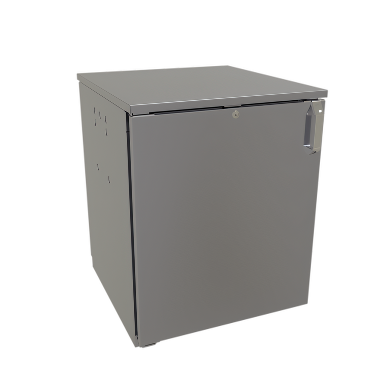 Product image #1 for Glastender 24-Inch Low-Profile Pass-Thru Back Bar Cooler, Remote Refrigeration, 1 Zone