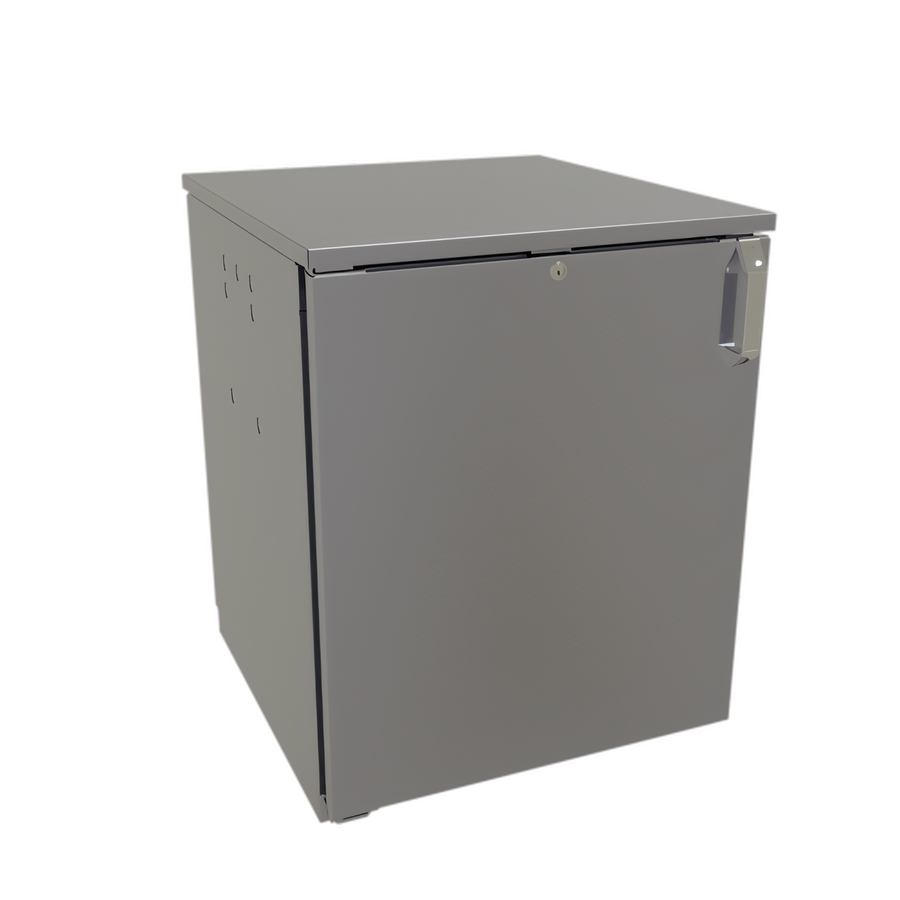 Product image #1 for Glastender 24-Inch Low-Profile Pass-Thru Back Bar Cooler, Remote Refrigeration, 1 Zone