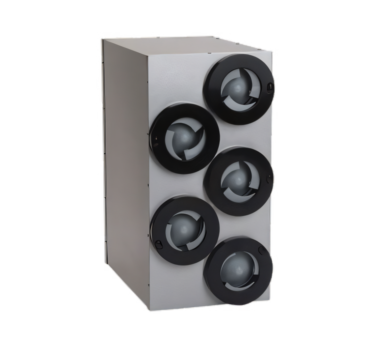 Product image #1 for Antunes DACS-50 Dial-A-Cup Cabinet-Style Stainless Steel Cup Dispenser for 8 oz. to 64 oz. Cups