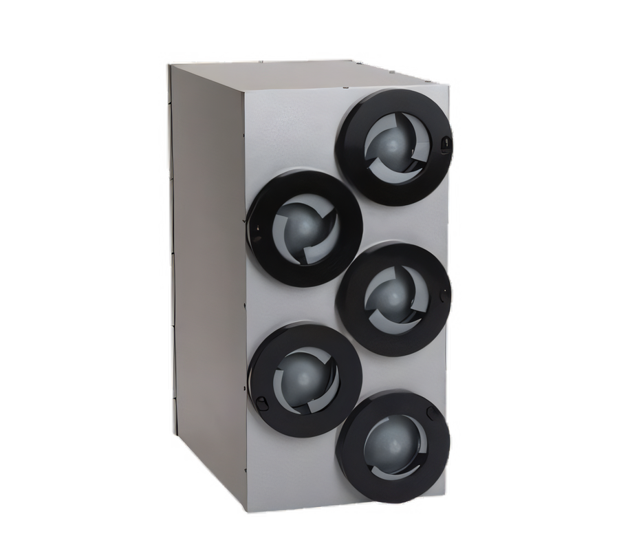 Product image #1 for Antunes DACS-50 Dial-A-Cup Cabinet-Style Stainless Steel Cup Dispenser for 8 oz. to 64 oz. Cups