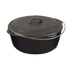 Thumbnail image #1 for Alegacy Cast Iron Round Dutch Oven with Lid and Carry Handle, 7 Qt., 12-Inch, Black