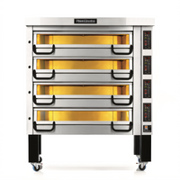 PizzaMaster PM 944ED 4-Deck Electric Pizza Deck Oven with IQControl Panel