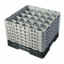 Thumbnail image #2 for Cambro Camrack Full Size 25-Compartment Glass Rack, Black, 11-3/4 Inch High