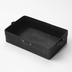 Thumbnail image #1 for American Metalcraft Rectangular Black Poplar Wood Serving Box, 12-3/8 x 7-1/4 x 2-3/4 Inches