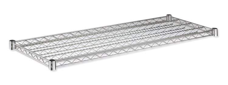 Product image #1 for 36 Inch x 21 Inch Heavy Duty Chrome Wire Shelf, 800 lb Capacity