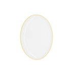 Thumbnail image #1 for Cardinal Candour Coupes By Arcoroc FQ008 Marigold Coupe Oval Porcelain Platter, 12.25 x 8.875 Inches 1 Dozen