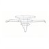 Thumbnail image #1 for Winco FF-10 10-Inch Fryer Filter Stand (Cone Filter Wire Stand)