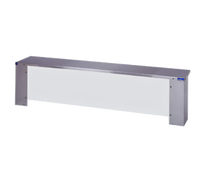 Duke Aerohot 72-3/8-Inch Stainless Steel Steamtable Serving Shelf with Acrylic Protector Panels for 5 Pan Units