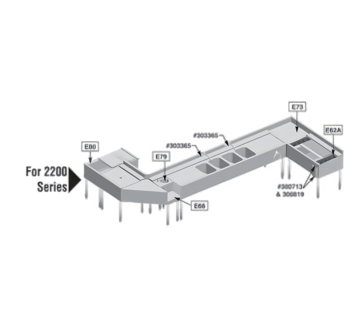 Product image #1 for Eagle Group 2200 Series Commercial Sink Bowl with Drain, Faucet, and Overflow, 10 x 14 x 9-1/2 Inches