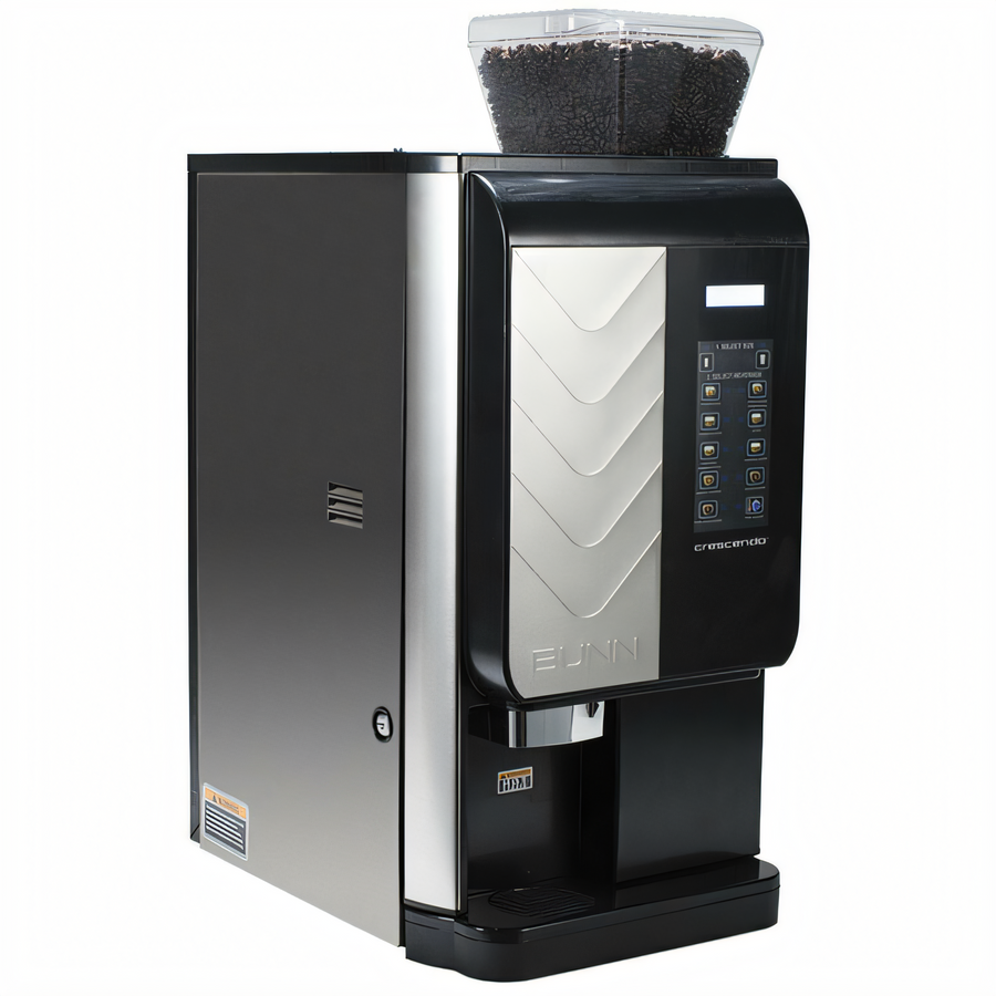 Product image #1 for BUNN Crescendo Bean-to-Cup Single Cup Coffee Brewer with Bean and Powder Hoppers
