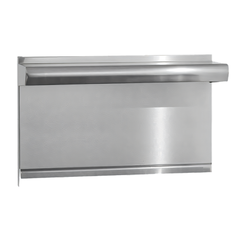 Product image #1 for Imperial Diamond Series Heavy Duty 84-Inch Stainless Steel Single High Shelf Backguard/Flue Riser