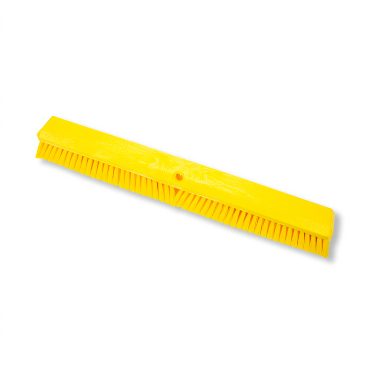 Product image #1 for Sparta Spectrum Omni Sweep 24-Inch Push Broom Head, Yellow, Fine/Medium Polyester Bristles, Without Handle