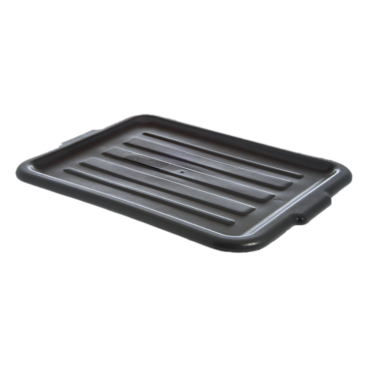 Product image #1 for Comfort Curve Universal Bus Tub Lid for N44010/N44011, 15 x 20 Inch, Black Polypropylene