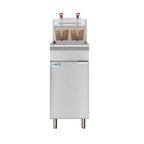 Thumbnail image #1 for Koolmore KM-FDF50-LP Floor-Standing Vertical Commercial Deep Fryer, Liquid Propane, 50 lb, 120,000 BTU, 2-Basket