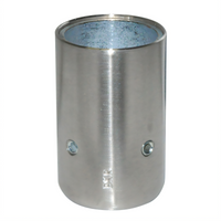 Straight Stainless Steel Leg Socket for 1-5/8-Inch Tubing