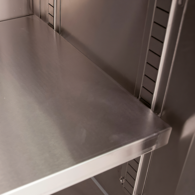 Product image #1 for BK Resources Optional Removable Stainless Steel Shelf for 24 x 60 Cabinet Base Chef Tables
