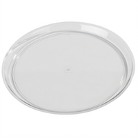 14-Inch Round Clear SAN Bakery & Food Display Tray