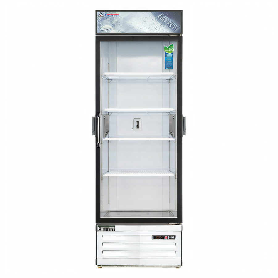 Product image #1 for Everest Refrigeration EMGR24C Chromatography Reach-In Glass Door Refrigerator, 1 Section, 25 Cu. Ft., Self-Contained Bottom Mount