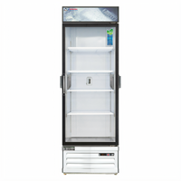 Everest Refrigeration EMGR24C Chromatography Reach-In Glass Door Refrigerator, 1 Section, 25 Cu. Ft., Self-Contained Bottom Mount