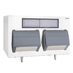 Thumbnail image #1 for Follett Products, LLC (Middleby) SmartGATE SG2100-72 Upright Double-Door Ice Storage Bin, 2,110 lb Capacity, Stainless Steel Exterior, 72 in Wide