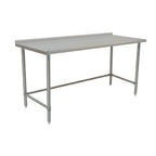 Thumbnail image #1 for Eagle Group BlendPort® BPT-2448STB-UT 48 x 24-Inch 430 Stainless Steel Work Table with Rolled Edge and 1-1/2-Inch Rear Upturn