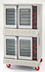 Thumbnail image #1 for American Range Majestic Double-Deck Bakery-Depth Gas Convection Oven with 50/50 Glass Doors