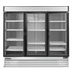 Thumbnail image #1 for Maxx Cold X-Series 3-Section Glass Door Freezer Merchandiser with Triple-Pane Self-Closing Doors, 72 Cu. Ft.