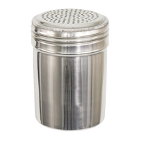 Crestware 10 oz Stainless Steel Flour Dredge with Perforated Top