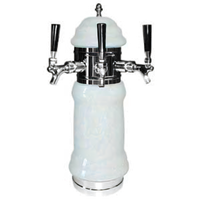 Micro Matic Rembrandt Ceramic Countertop Air-Cooled 3-Faucet Draft Beer Tower