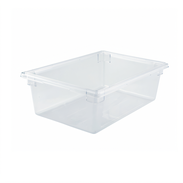 Product image #1 for Winco Full-Size Clear Polycarbonate Food Storage Box, 18 x 26 x 9 Inch, 13 Gallon