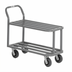 Thumbnail image #1 for Heavy-Duty Galvanized Steel Stocking Truck with Tubular Deck, 18 x 44 x 36 Inches