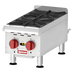 Thumbnail image #1 for Omcan USA Natural Gas Countertop Hotplate with 2 Burners, 12 x 24-Inch Cooking Area, 44,000 BTU
