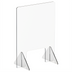 Thumbnail image #1 for Winco ACSS-2432W Countertop Sneeze Guards