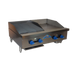 Thumbnail image #1 for Comstock-Castle Countertop Gas Char-Broiler/Griddle Combination, 36 in. Wide, 18 x 21 in. Sections, Lava Rock, 76,000 BTU