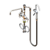 Thumbnail image #1 for Deck-Mount Single-Hole Mixing Pot and Kettle Filler Faucet with 12-Inch VB Swing Nozzle and 60-Inch Hose