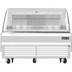 Thumbnail image #1 for Everest Refrigeration 73-1/4 Inch Horizontal Open-Air Cooler Merchandiser, Self-Contained, White Exterior