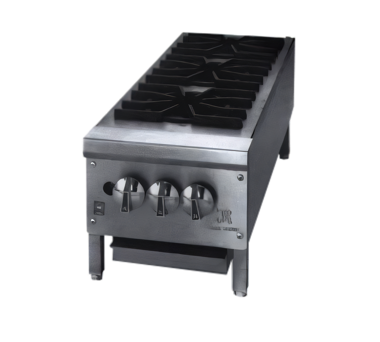 Product image #1 for Jade Range Supreme 12-Inch Countertop Gas Hot Plate with 3 Open Burners