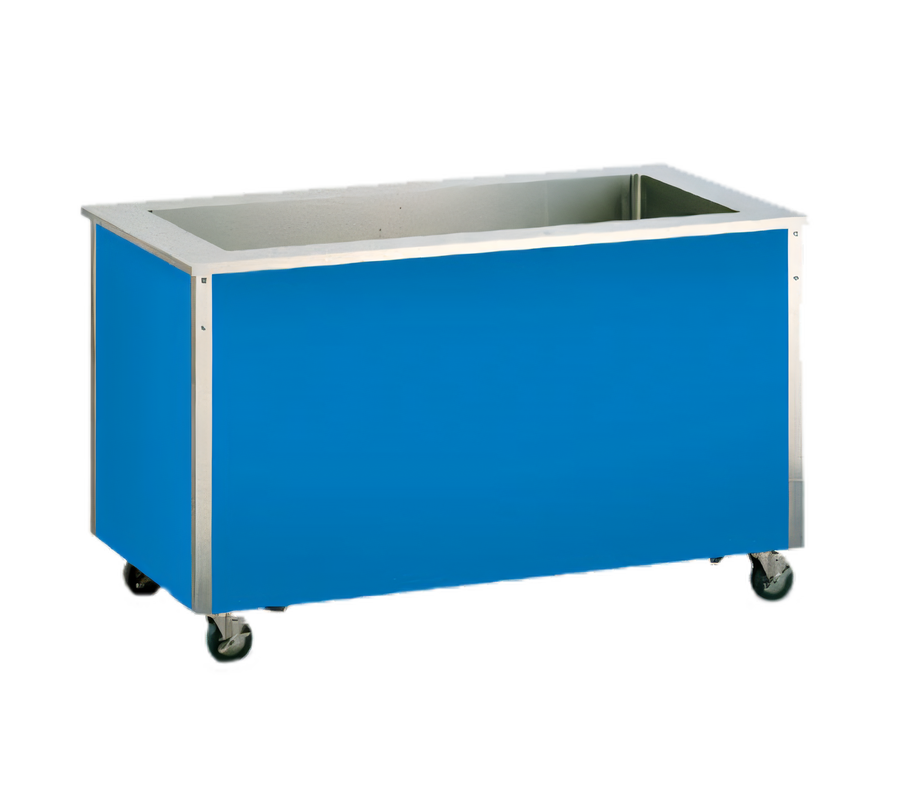 Product image #1 for Vollrath 4-Series Signature Server 5-Pan Bain Marie Hot Food Station, 74" x 28" x 34", Wet Operation, Mobile Enclosed Base