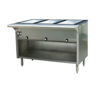 Eagle Spec-Master 48-Inch Natural Gas Hot Food Table with 3 Dry Wells, Enclosed Base, Open Front and Cutting Board