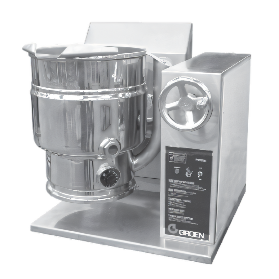 Product image #1 for Groen 24-Quart Gas Tabletop Tilting Kettle with Classic Controls and 2/3 Jacket